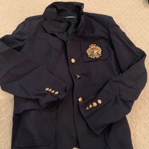 Ralph Lauren blazer with gold emblem 8